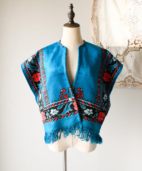 【tiny yearn】Arabian rug Vest Jacket