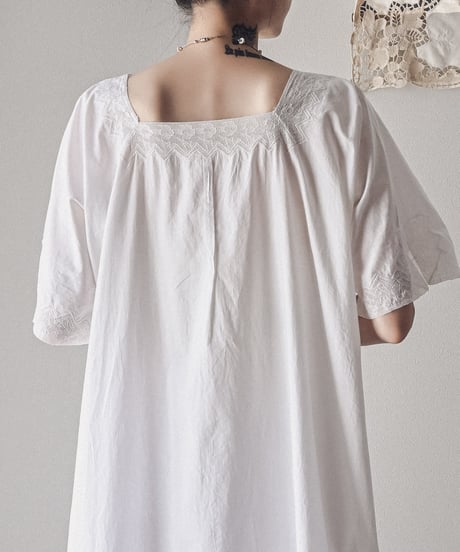 【Seek an nur】1900-10's antique night gown dress