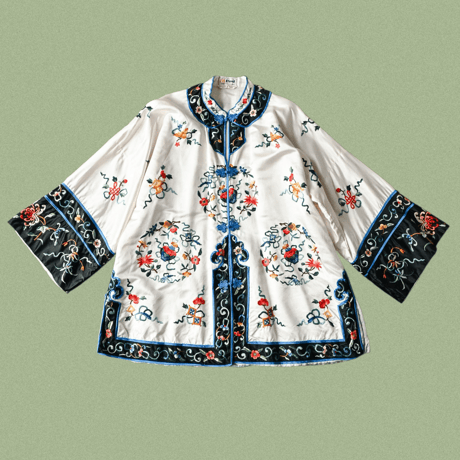 希少vintageチャイナジャケットチャイナガウン 50s 60s 70s マンダリン チャイナ ガウン コート チャイナジャケット