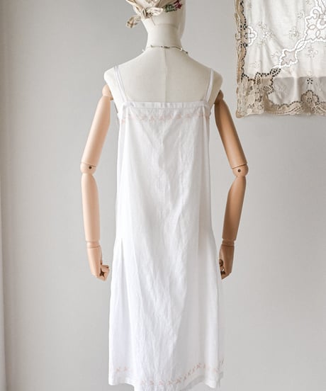 【Seek an nur】1900-20's antique cotton night dress