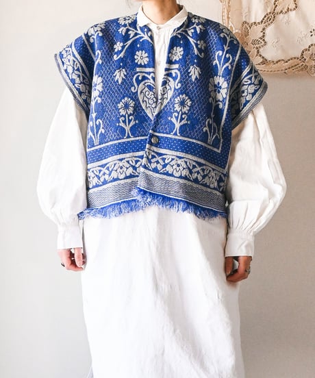 【tiny yearn】Arabian Tapestry Vest Jacket