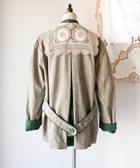 【Seek an nur】Tyrolean Linen Trachten Jacket