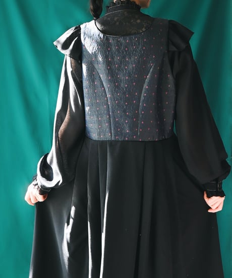 【Seek an nur】Tyrolean Black Dirndl Dress