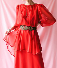【tiny yearn】Euro Sheer Fishtail Maxi Dress