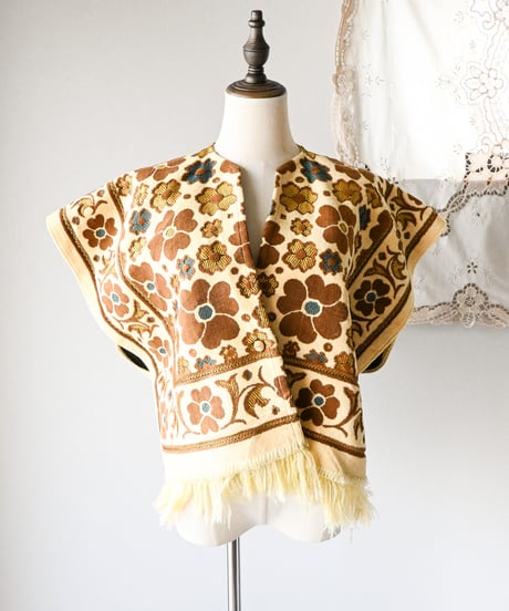 【tiny yearn】Arabian rug Vest Jacket