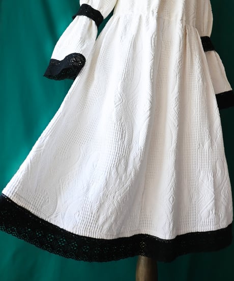 【Seek an nur】Romanian Vintage Waffle Dress
