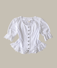 【Seek an nur】German lace dirndl blouse