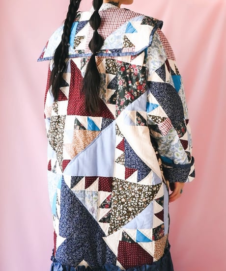 【tiny yearn】Crazy Quilted Patchwork Coat