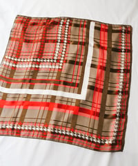 【tiny yearn】Vintage Sheer Check Scarf