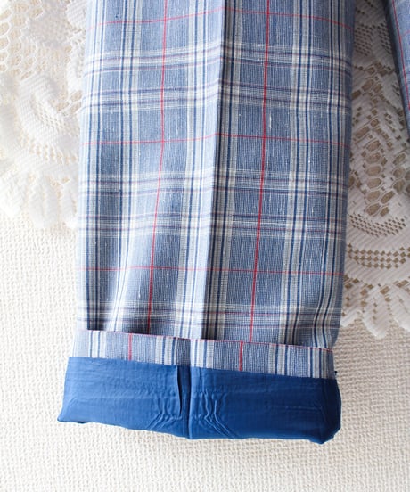 【Seek an nur】PENDLETON Check Tuck Pants