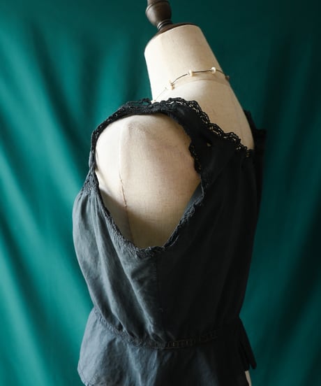 【Seek an nur】French Antique Night Blouse