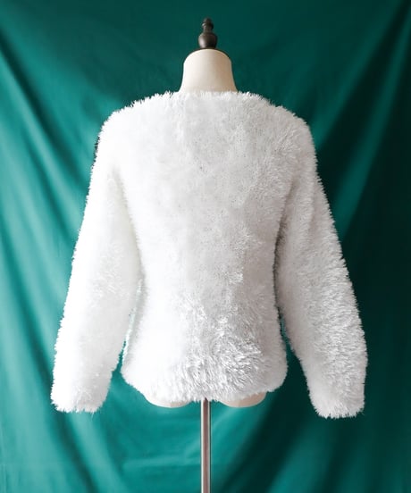 【Seek an nur】Euro Design Shaggy Knit Tops