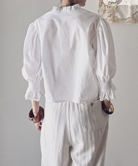 【Seek an nur】Euro pin tuck dirndl blouse