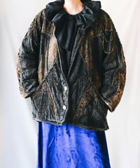 【Seek an nur】Design Chemical Denim Over Jacket