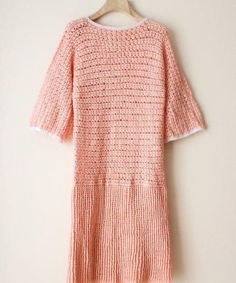 【tiny yearn】Vintage Hand Knit Dress