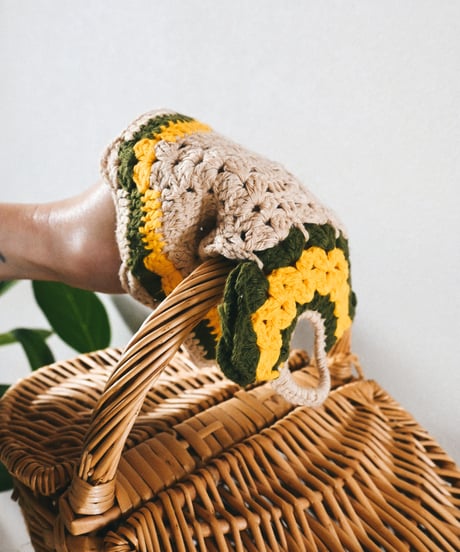 【Goods】Vintage Hand Crocheted Hot Pad