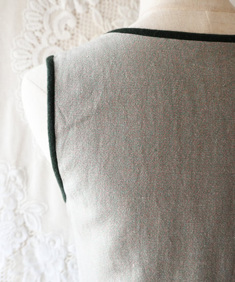 【tiny yearn】Tyrolean Check Dirndl Dress