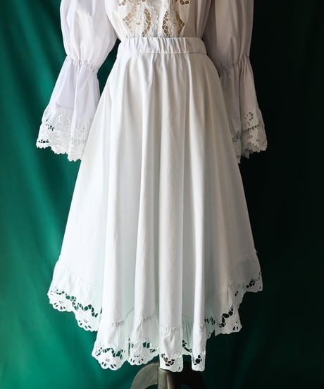 【Seek an nur】Romanian Vintage Traditional Cutwork Setup