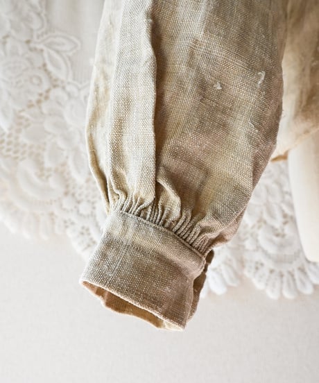 【Seek an nur】French Antique Linen Smock