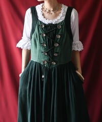 【Seek an nur】Tyrolean Linen Dirndl Dress
