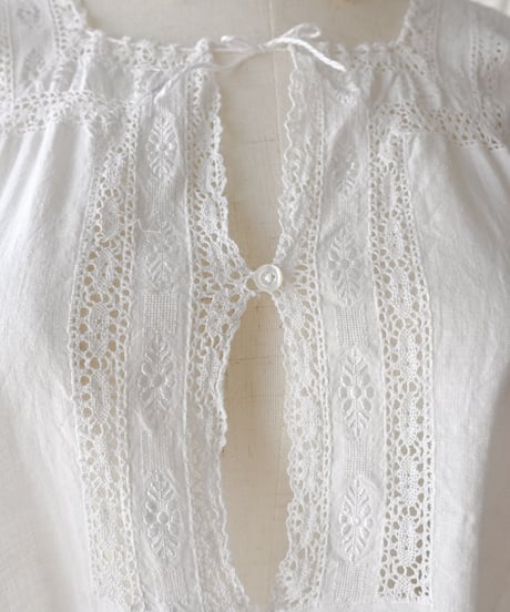 【Seek an nur】1900-10's antique night gown dress