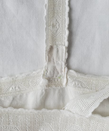 【Seek an nur】1900-20's antique cotton night dress