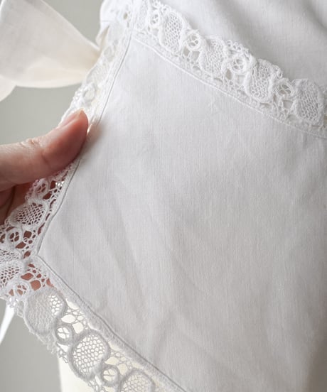 【Seek an nur】1900-20's Antique cotton apron