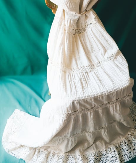 【Seek an nur】1970's Vera Mont Paris Maxi Dress