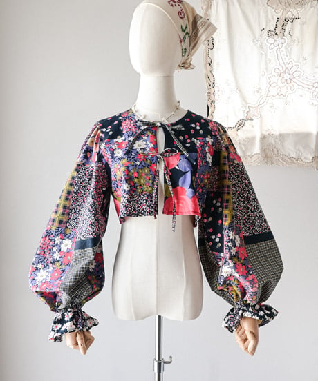 【curoam】Vintage Skirt Reworked Blouse