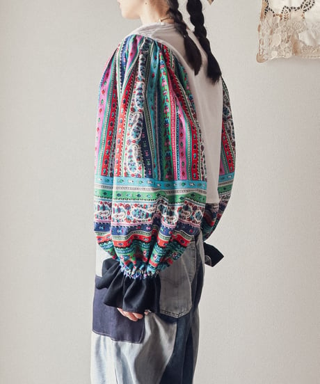 【curoam】Vintage Skirt Reworked Blouse