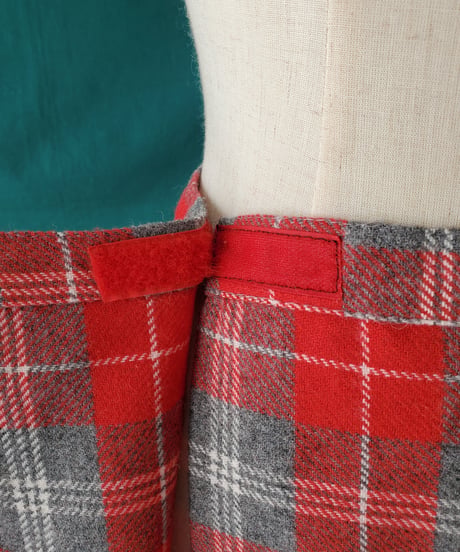 【tiny yearn】Italy Check Wrap Skirt