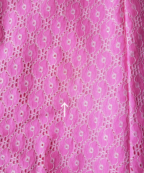 【tiny yearn】1960's Floral Lace Maxi Dress