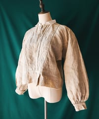 【Seek an nur】French Antique Linen Smock