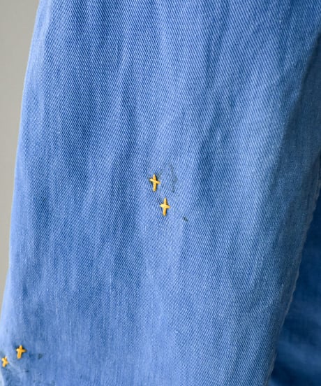 【tiny yearn】⁡60's French Embroidered Painted Work Coat