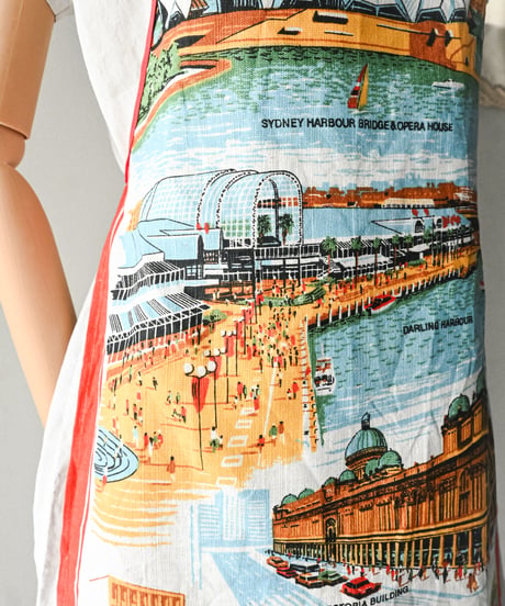 【curoam】Heil Sydney linen souvenir apron