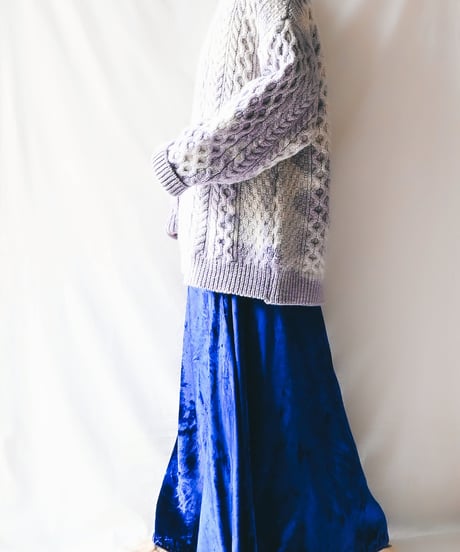 【Seek an nur】Ireland Alan Knit Fisherman Sweater
