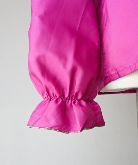 【Seek an nur】Euro Frill Bowtie Blouse