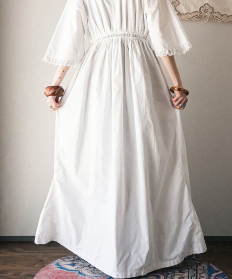 【Seek an nur】Early 20th c. night gown dress