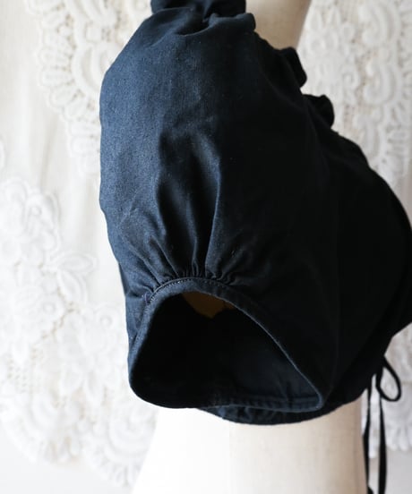 【Seek an nur】Euro Cropped Frill Dirndl Blouse