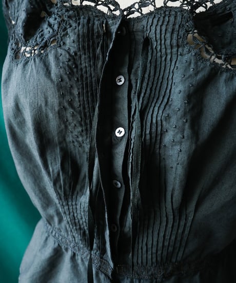 【Seek an nur】French Antique Night Blouse