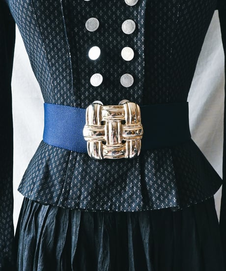 【Accessory】Vintage Design Rubber Belt