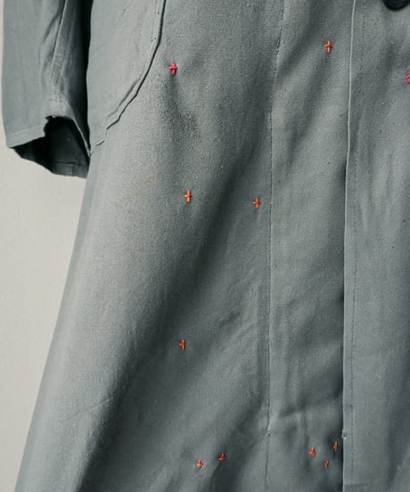 【tiny yearn】⁡60's French Embroidered Painted Work Coat