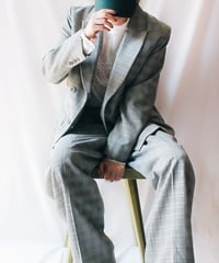 【Seek an nur】Glen Check Jacket&Pants Set up