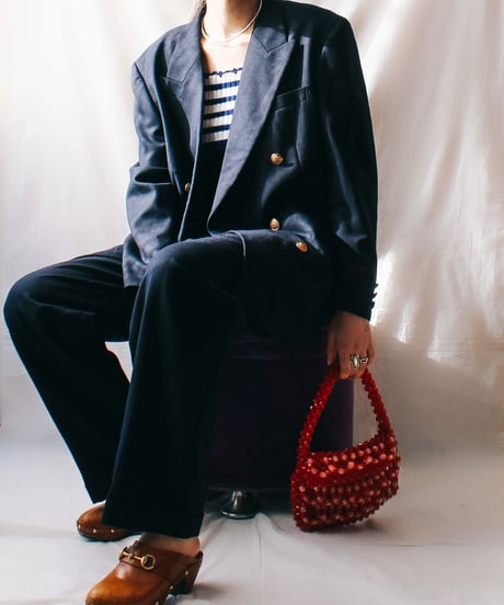 【Seek an nur】Double breasted Jacket×Slacks Set up