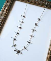 〈Accessory〉Native American Silver Fetish Bird Necklace
