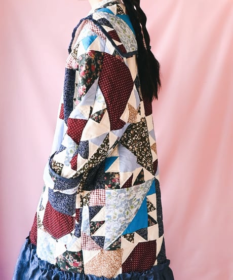 【tiny yearn】Crazy Quilted Patchwork Coat