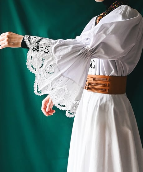 【Seek an nur】Romanian Vintage Traditional Cutwork Setup
