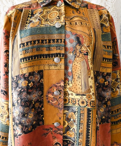 【tiny yearn】France Art Over Blouse