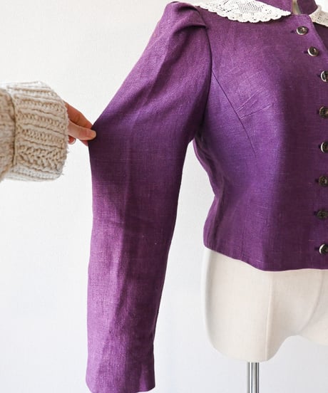 【Seek an nur】Tyrolean Linen Trachten Jacket