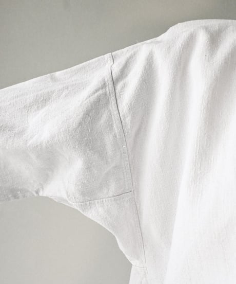 【Seek an nur】1890-1910's French antique linen smock